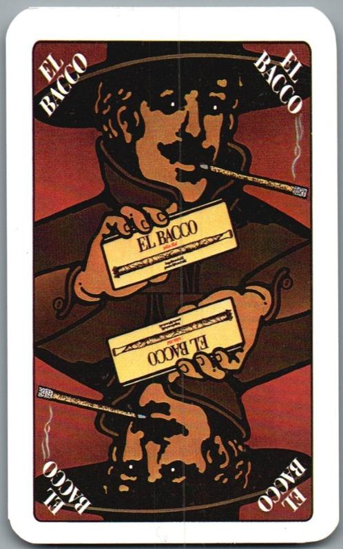 speelkaart - LK12957 - El Bacco, Verzamelen, Speelkaarten, Jokers en Kwartetten, Zo goed als nieuw, Speelkaart(en), Verzenden