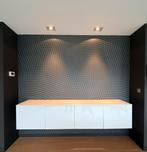 Moderne hangkast wit ,, Ophalen, Overige materialen, Met deur(en), Zo goed als nieuw