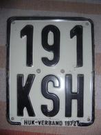 nummerplaat bromfiets duitsland 1972, Ophalen of Verzenden, Gebruikt, Motoren