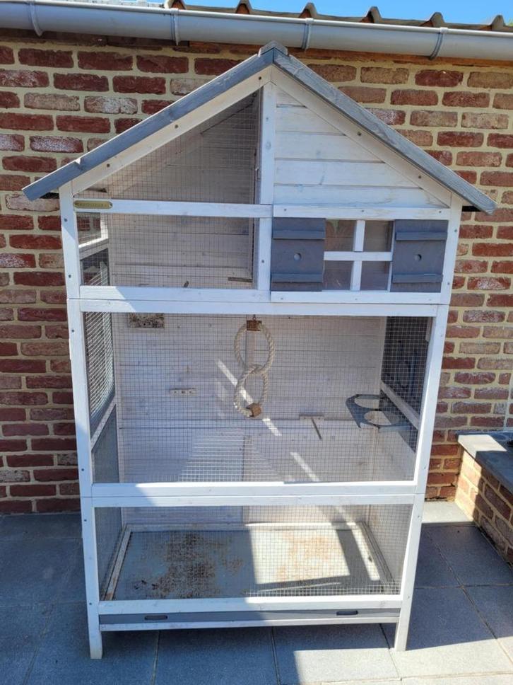 Vogelkooi, Dieren en Toebehoren, Vogels | Hokken en Kooien, Zo goed als nieuw, Vogelkooi, Hout, Ophalen