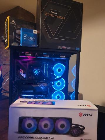 Gaming Pc i7 13700K - 8Tb SSD - Z790 Taichi ! beschikbaar voor biedingen
