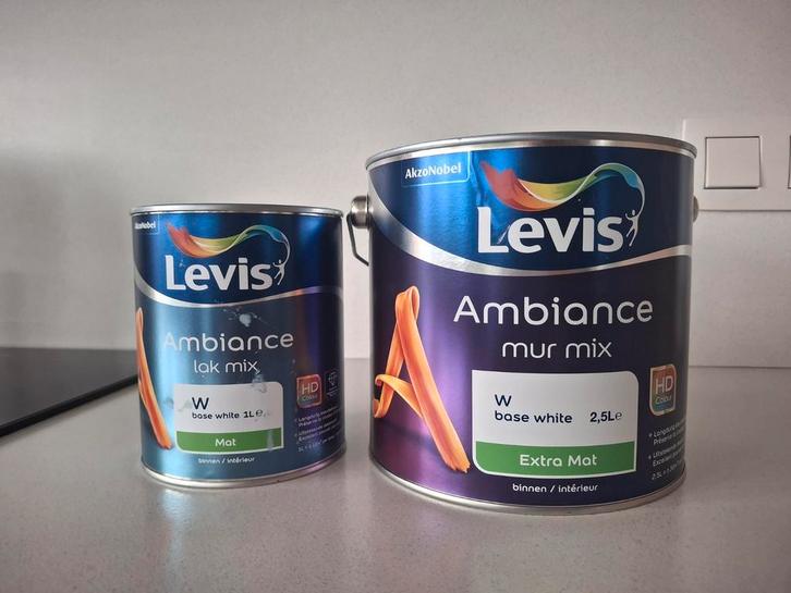 Muurverf + lakverf Calm Eight, Bricolage & Construction, Peinture, Vernis & Laque, Comme neuf, Enlèvement