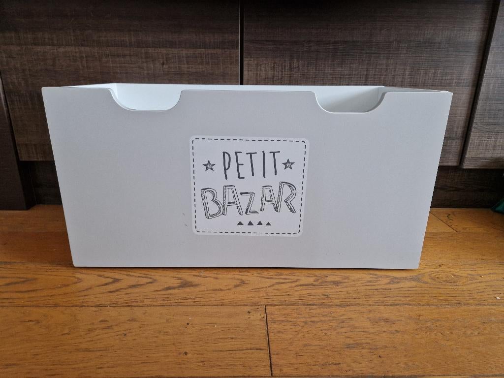 Coffre jouet en bois, Maison & Meubles, Moins de 50 cm, 50 à 100 cm, Comme neuf, Enlèvement