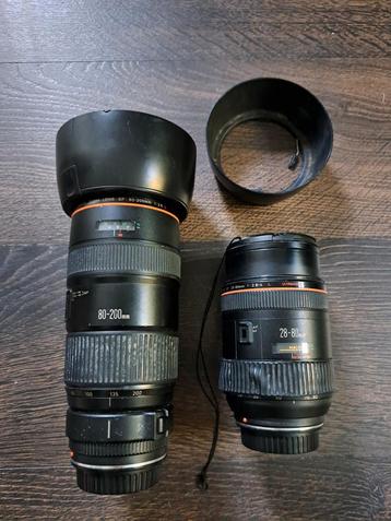 Canon 80-200mm 2.8 en 28-80mm 2.8-4  beschikbaar voor biedingen