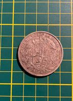 Belgische 5 frank - Leopold II 1869, Postzegels en Munten, Munten | België, Ophalen of Verzenden, Zilver, Losse munt, Zilver