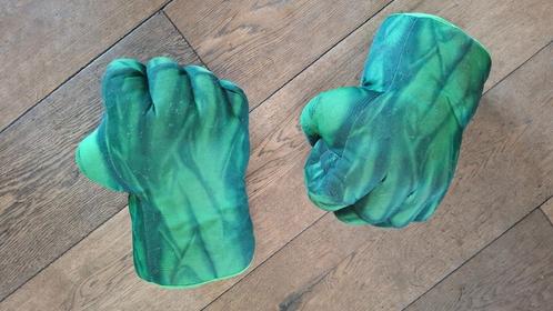 Vuisten The Hulk, Kinderen en Baby's, Carnavalskleding en Verkleedspullen, Gebruikt, Jongen of Meisje, 134 t/m 140, Ophalen