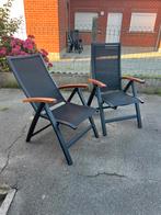 2 relax tuinstoelen van Bristol, Ophalen, Zo goed als nieuw, Verstelbaar