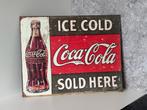 Vintage Coca-Cola reclamebord – Retro metalen wanddecoratie, Ophalen, Nieuw, Reclamebord