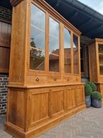 Teak buffetkast/vitrinekast GRATIS LEVERING, Ophalen of Verzenden, Zo goed als nieuw