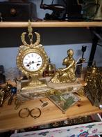 Belle horloge de cheminée en samac bronzé, Antiquités & Art, Antiquités | Horloges, Enlèvement