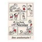 Petit Nicolas Torchon L'Anniversaire Ecru 48 x 72, Enfants & Bébés, Verjaardag, Enlèvement ou Envoi, Neuf