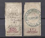 France 2 timbres fiscaux 1888/9, Envoi, Affranchi