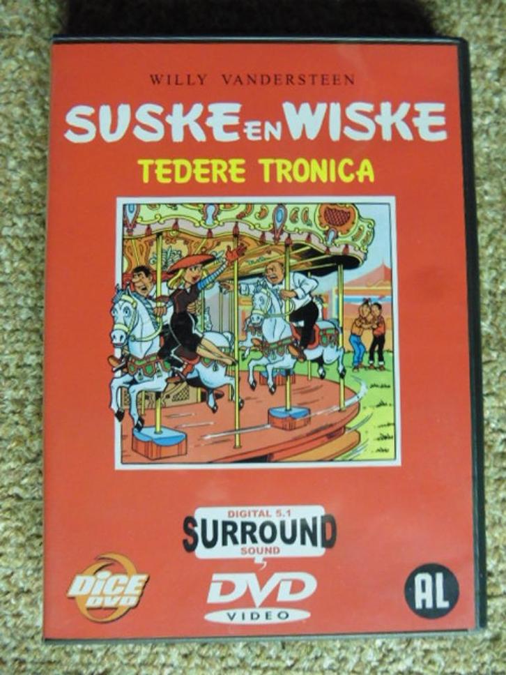 Suske en Wiske DVD Tedere Tronica, Cd's en Dvd's, Dvd's | Tekenfilms en Animatie, Zo goed als nieuw, Europees, Tekenfilm, Alle leeftijden
