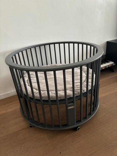 Bopita rondo grijs incl. matras, Kinderen en Baby's, Babyparken, Zo goed als nieuw, Wieltjes, Ophalen