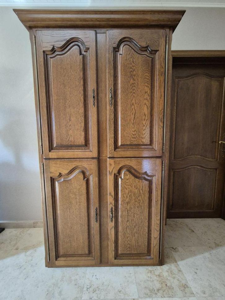 Linnenkast, Huis en Inrichting, Keuken | Keukenelementen, Zo goed als nieuw, 200 cm of meer, 100 tot 150 cm, 50 tot 75 cm, Bruin