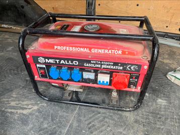 Stroomgenerator 8500W, Enlèvement, Utilisé, Essence