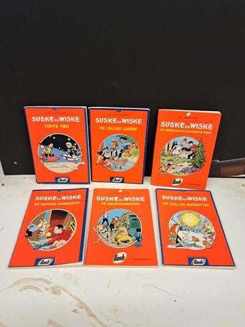 6 verschillende suske en wiske mini strips uitgave door Dash