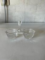 Vintage zout- en pepervat in glas, Huis en Inrichting, Keuken | Servies, Ophalen of Verzenden, Glas