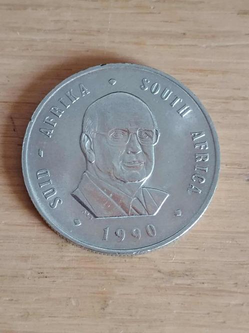 ZUID AFRIKA 1 Rand 1990 - Pieter W. Botha, Postzegels en Munten, Munten | Afrika, Losse munt, Zuid-Afrika, Ophalen of Verzenden