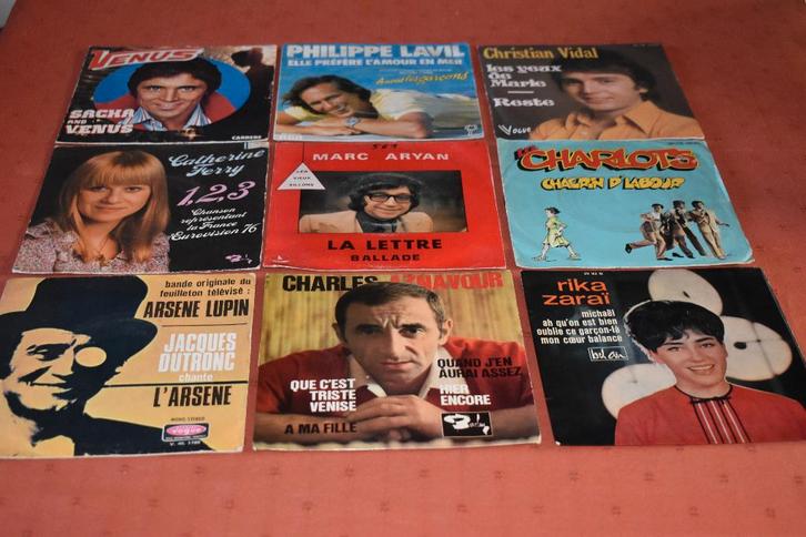 45t's Who est fan de chansons françaises, CD & DVD, Vinyles Singles, Comme neuf, Single, Autres genres, 7 pouces, Enlèvement ou Envoi