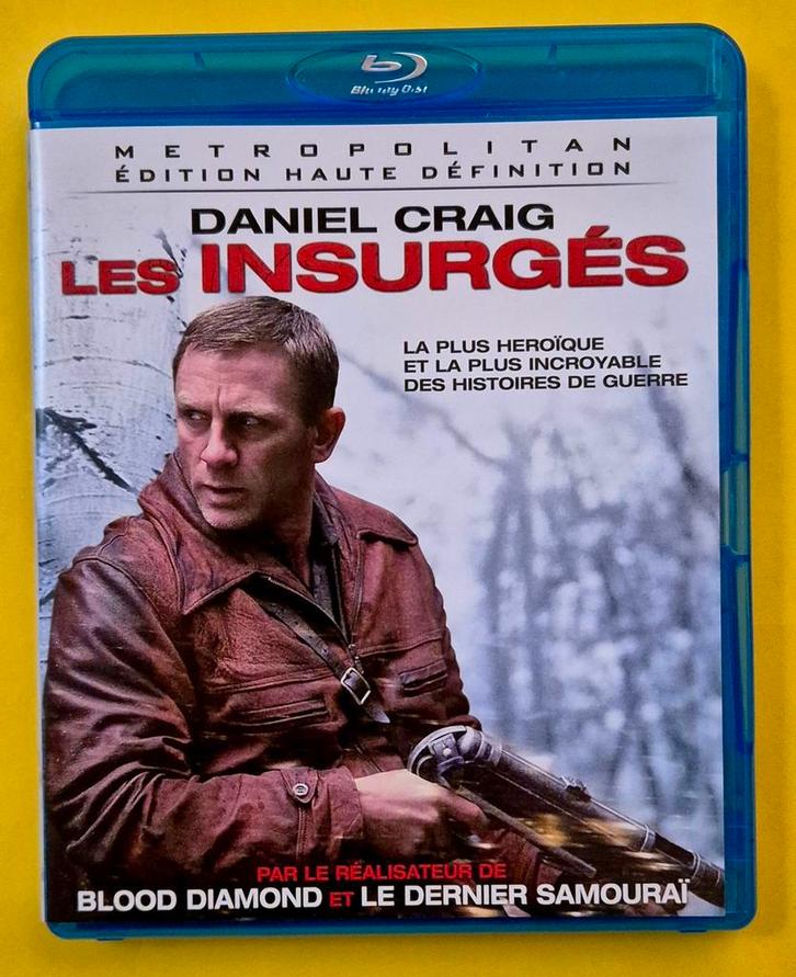 Blu ray Disc du film Les Insurgés - Daniel Craig, Cd's en Dvd's, Blu-ray, Zo goed als nieuw, Actie, Ophalen of Verzenden