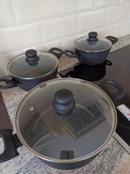 Kookpotten  18/ 20 en 24 diameter, Huis en Inrichting, Ophalen, Zo goed als nieuw, Pannenset