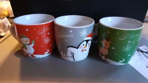 3 tasses mug avec decor de noel, Maison & Meubles, Cuisine | Vaisselle, Neuf, Tasse(s) et/ou soucoupe(s), Céramique, Enlèvement ou Envoi