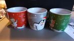 3 tasses mug avec decor de noel, Nieuw, Keramiek, Kop(pen) en/of Schotel(s), Ophalen of Verzenden