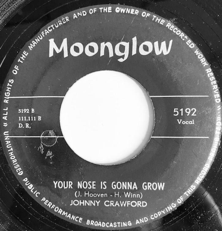 Johnny Crawford – Your Nose Is Gonna Grow " Popcorn '7 ", Cd's en Dvd's, Vinyl | Pop, Gebruikt, 1960 tot 1980, Overige formaten