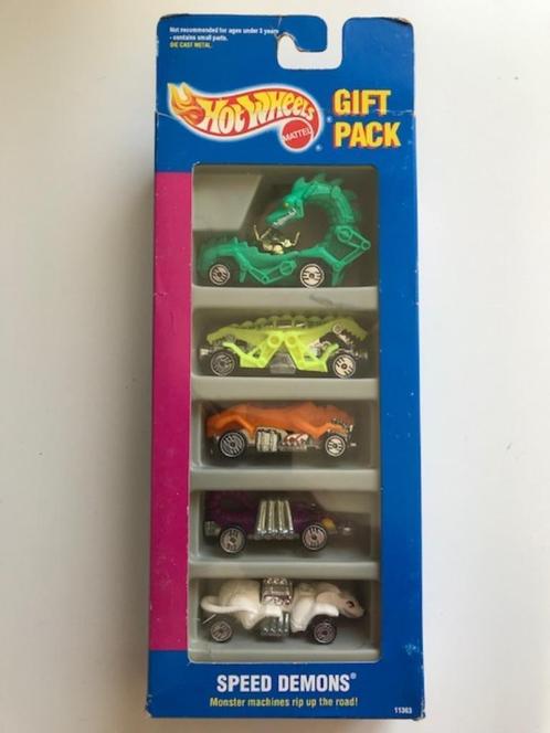 Hot Wheels Speed Demons 5-pack, Hobby en Vrije tijd, Modelauto's | Overige schalen, Nieuw, Auto, Ophalen of Verzenden