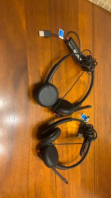 2 koptelefoons Plantronics Blackwire 300 DA, Enlèvement ou Envoi, Comme neuf