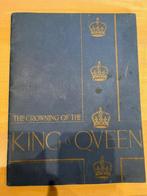 Boekje "The crowning of the King & Queen" - 1937, Magazine ou livre, Utilisé, Enlèvement ou Envoi