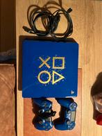 PS4 Slim (Days of play edition), Games en Spelcomputers, Ophalen, Zo goed als nieuw, Slim