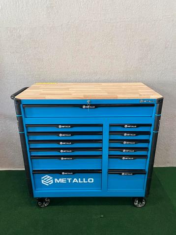 Nieuwe Metallo XL gevulde gereedschapwagen beschikbaar voor biedingen