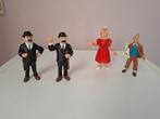 Lot 4 Figuren van Tintin Dupont Castafiore uit de jaren 90, Ophalen of Verzenden, Zo goed als nieuw