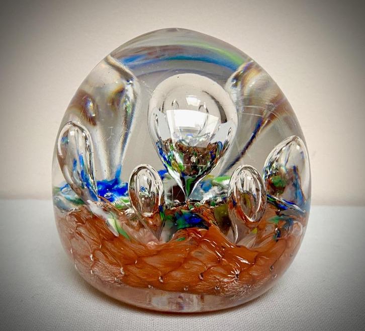 Val Saint Lambert Ancient Sulphide Ball Paper Press, Antiek en Kunst, Antiek | Glaswerk en Kristal, Ophalen of Verzenden