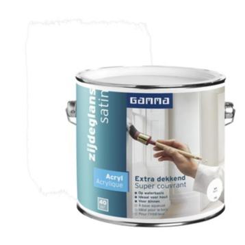 Nieuw: 2 potten van 2,5 liter GAMMA Extra Dekkend acryllak