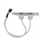 2 Ports USB 2.0 Extension Panneau Arrière vers Carte Mère co, Ophalen of Verzenden, Gebruikt