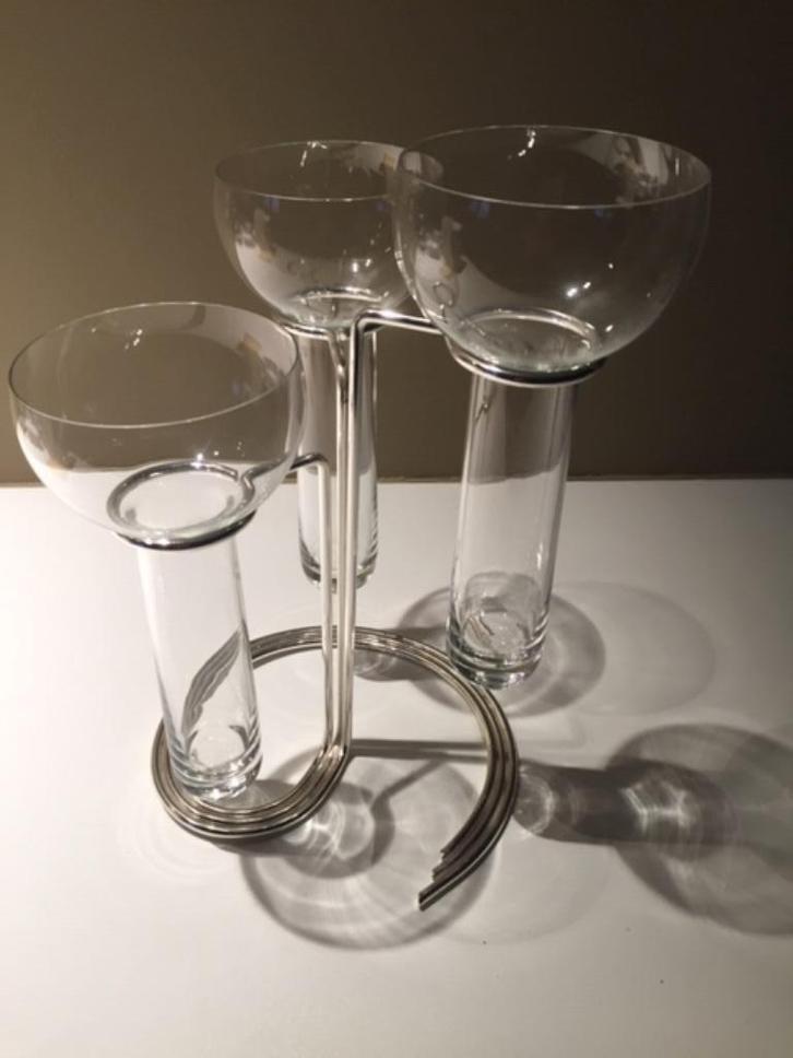 Aqualux kandelaar - merk "Rosenthal" - 3-armig, Huis en Inrichting, Woonaccessoires | Kandelaars en Kaarsen, Nieuw, Kandelaar