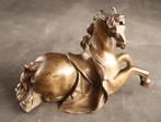 Antiek bronzen paard sculptuur, Antiek en Kunst, Kunst | Beelden en Houtsnijwerken, Verzenden