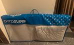 Aerosleep matras 60x120 + hoeslaken en topper, Huis en Inrichting, Slaapkamer | Matrassen en Bedbodems, Ophalen, Zo goed als nieuw