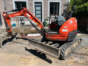 Mini pelle kubota canopi, Enlèvement ou Envoi, Grue