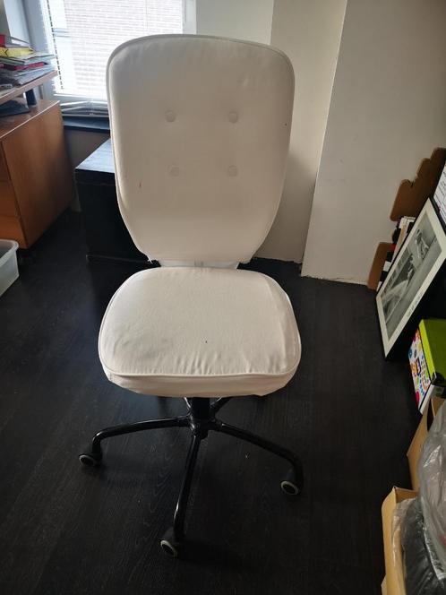 Ikea bureaustoel, Huis en Inrichting, Bureaustoelen, Gebruikt, Bureaustoel, Wit, Ergonomisch, Ophalen