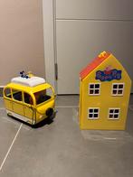 Peppa pig huis en bus, Ophalen, Zo goed als nieuw