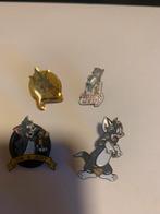 Lot de 4 épinglettes rétro Tom & Jerry, Collections, Comme neuf, Enlèvement ou Envoi