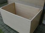 Kist op wieltjes voor o.a. brandhout - 89 cm x 61 cm x 61 cm, Tuin en Terras, Brandhout, Ophalen