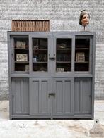 Unieke oude schoolkast, Antiek en Kunst, Ophalen of Verzenden