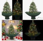 kerstboom sneeuwend met paraplubasis 75 cm, Ophalen, Gebruikt