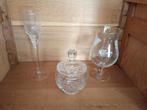 3 diverse stukken glas, Antiek en Kunst, Ophalen of Verzenden