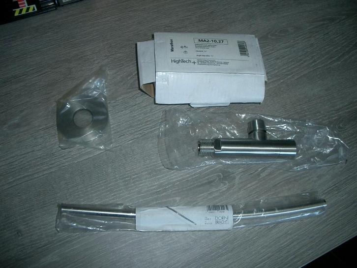 HighTech Marathon 2 design hoekstopkraan, rvs geborsteld., Bricolage & Construction, Sanitaire, Neuf, Inox, Enlèvement